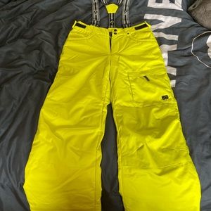Jupa Ski/Snowboard pants neon yellow